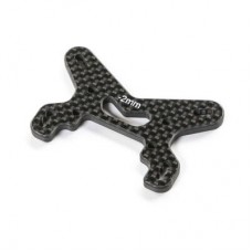 Carbon Front Shock Tower, -2mm: 22X-4 2.0 by TLR
