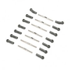 HD Turnbuckle Kit Titanium: 22X-4 2.0 by TLR