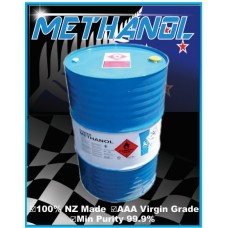 Methanol 'High Purity 99.9%' Virgin AAA per 200 litre drum. Made in N.Z Methanol 'High Purity 99.9%' Virgin AAA per 200 litre drum. Made in N.Z