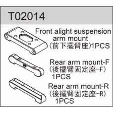 Front Bulk head/Hinge Pin holder TC02, TC02T, TC02SC, TP02C, TS2, TR2 Front Bulk head/Hinge Pin holder TC02, TC02T, TC02SC, TP02C, TS2, TR2