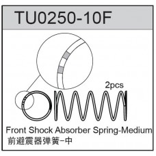 Big Bore Shock Spring Medium- Front TM2 & TM4 Big Bore Shock Spring Medium- Front TM2 & TM4